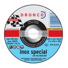Vágókorong DRONCO Inox Special 115x2,5x22 INOX